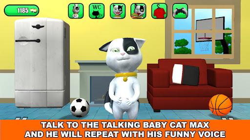 Talking Baby Cat Max Pet Games Talking Baby Cat Max Pet Games